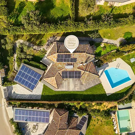 Ecolux Pool Villa, Easy Access Southsardiniaholidays Villa